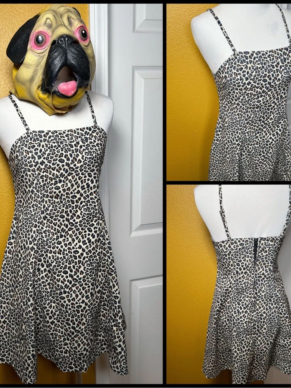 ZUNIE, leopard print dress!!